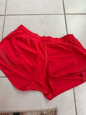 lululemon athletica Red Women's Athletic Shorts